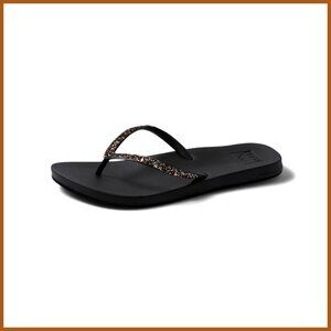 Cushion Stargazer Flip Flop Sandal with TPU Strap and Glitter Overlay